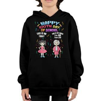 Funny 100Th Day Of School When I Am 100 Years Old Girl Kid Youth Hoodie - Seseable