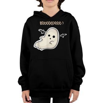 Funny Boo With Ghost Halloween Costume Kids V2 Youth Hoodie - Thegiftio UK