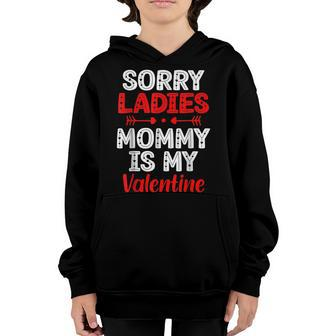 Funny Boys Valentines Day Sorry Ladies Mommy Valentine Youth Hoodie - Seseable
