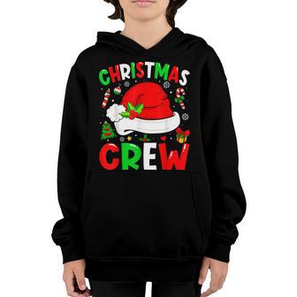 Funny Christmas Crew Family Matching Pajamas Boys Xmas Tree Youth Hoodie - Thegiftio UK