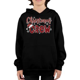 Funny Christmas Crew Red Plaid Cute Xmas Men Women Kids V2 Youth Hoodie - Thegiftio UK