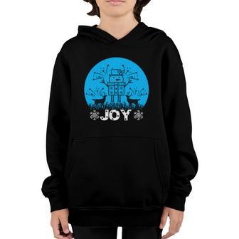 Funny Christmas Joy Youth Hoodie - Thegiftio UK