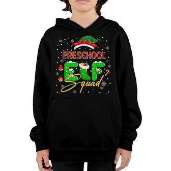 Funny Christmas Preschool Elf Squad Matching Group Xmas Youth Hoodie - Thegiftio UK