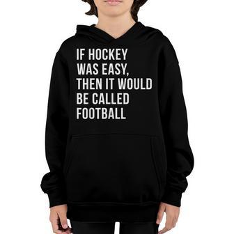Funny College Hockey Gift For N Girls Youth Hoodie - Thegiftio UK