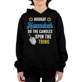 Funny Dreidel Saying Hanukkah Festival Game Youth Hoodie - Thegiftio UK
