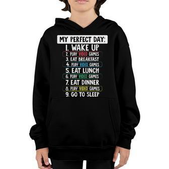 Funny Gamer Tshirt Perfect Day Holiday Gift For Gaming Kids Youth Hoodie | Mazezy