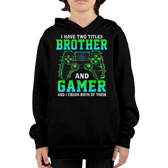 Funny Gamer Vintage Video Games Gaming Gift Boys Brother Son Youth Hoodie - Thegiftio UK