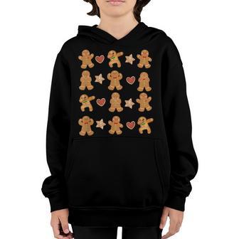 Funny Gingerbread Christmas Xmas Men Boy Kids Funny Gifts Youth Hoodie - Thegiftio UK