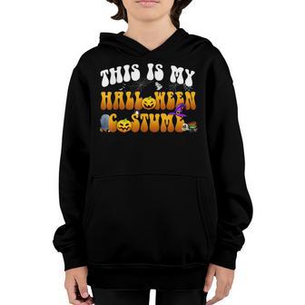 Funny Halloween This Is My Halloween Costume Men Women Kids Youth Hoodie - Thegiftio UK