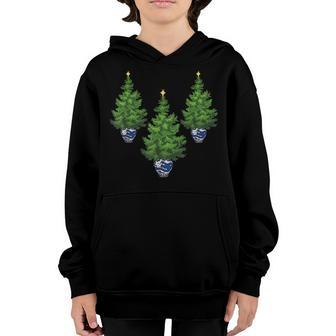 Funny Lightning Christmas Tree In Chinoiserie Bowl Adult Kid V2 Youth Hoodie - Thegiftio UK