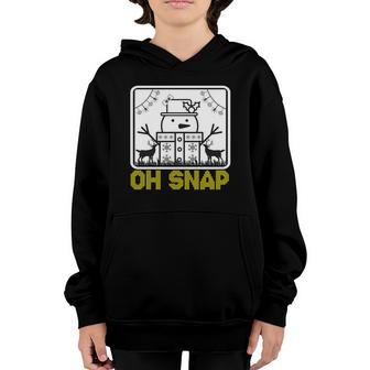 Funny Oh Snap V2 Youth Hoodie - Thegiftio UK