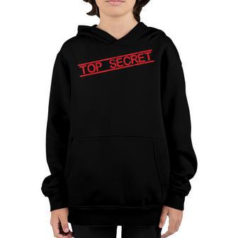 Funny Top Secret Person For Men Women Kids Youth Hoodie - Thegiftio UK
