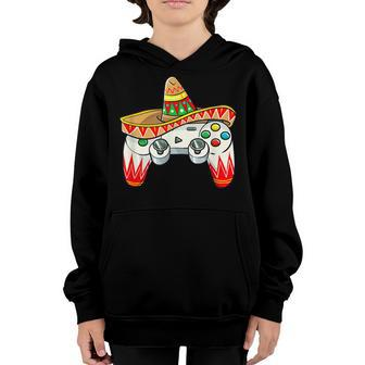 Funny Video Gamer Cinco De Mayo Boys Kids Lets Fiesta Party Youth Hoodie | Mazezy