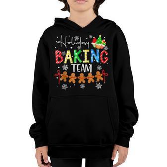 Funny Xmas Holiday Baking Team Christmas Costume Kids Youth Hoodie - Thegiftio UK