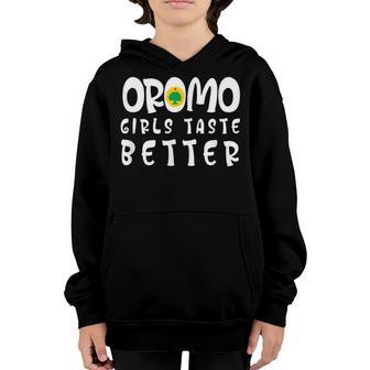 Fuuny Oromo Girls Taste Better For Beautiful Oromo Women Youth Hoodie - Thegiftio UK