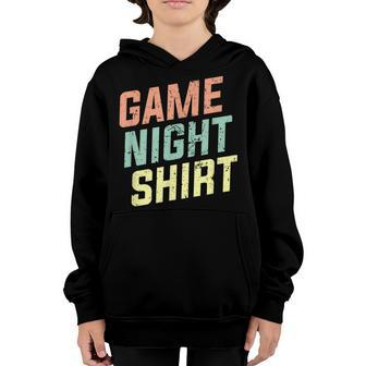 Game Night Boardgaming | For Boardgamers Youth Hoodie | Mazezy