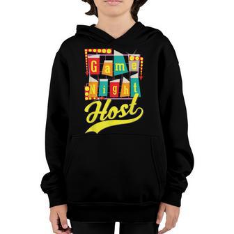 Game Night Host Family Board Game Trivia Night Youth Hoodie - Thegiftio UK