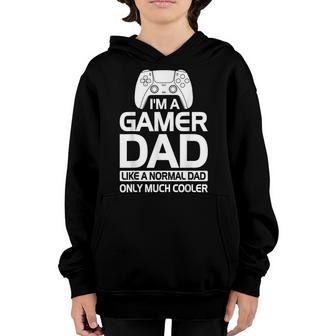 Gamer Dad Gaming Fathers Day I Paused My Video Games Youth Hoodie - Thegiftio UK
