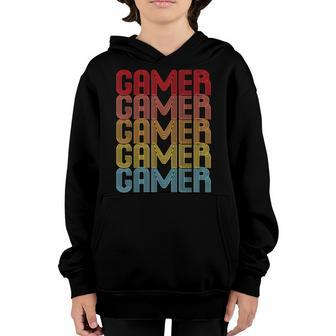Gamer Retro Style Vintage Video Game Player Boys Ns Men Youth Hoodie | Mazezy