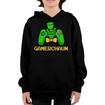Gamerchaun Video Games Gaming Saint Patrick Gamer Boy Men Youth Hoodie - Thegiftio UK