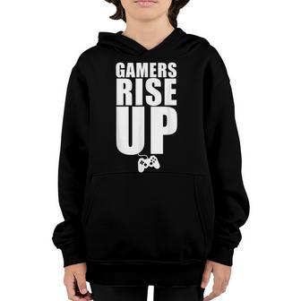 Gamers Rise Up For The Video Gamer Youth Hoodie - Thegiftio UK