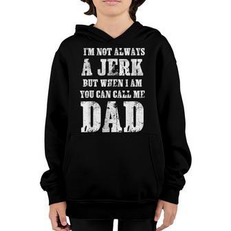 Gifts From Kids Funny Fathers Day Jerk Dad Youth Hoodie - Thegiftio UK