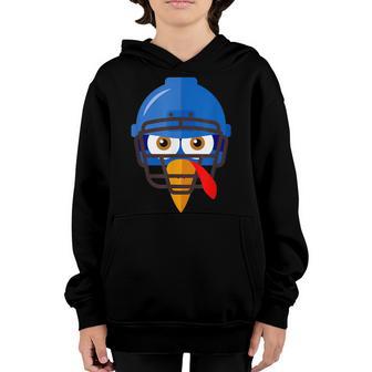 Gifts Thanksgiving For Boys Kids Men Football Turkey Youth Hoodie - Thegiftio UK