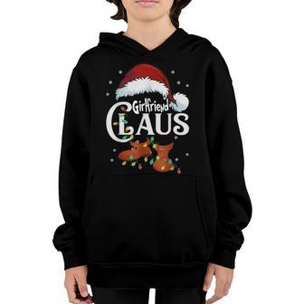 Girlfriend Claus Santa Funny Christmas Pajama Matching Famil V3 Youth Hoodie - Thegiftio UK
