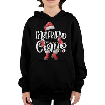 Girlfriend Claus Santa Funny Christmas Pajama Matching Famil Youth Hoodie - Thegiftio UK