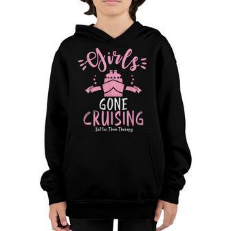 Girls Gone Cruising 2022 Bestie Matching Group Vacation Youth Hoodie - Thegiftio UK