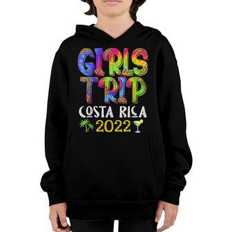 Girls Trip Costa Rica 2022 Bachelorette Party Tie Dye Youth Hoodie - Thegiftio UK