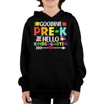 Goodbye Pre-K Graduation Hello Kindergarten Pre K Class 2023 Youth Hoodie - Thegiftio UK