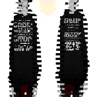 Grandpa Of The Birthday Boy Family Love Celebration Youth Hoodie - Thegiftio