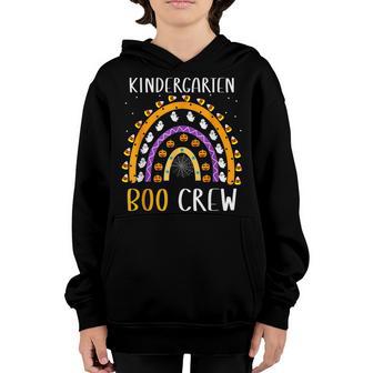 Halloween Boo Crew Rainbow Kindergarten Pumpkin Girls Kids Youth Hoodie - Thegiftio UK