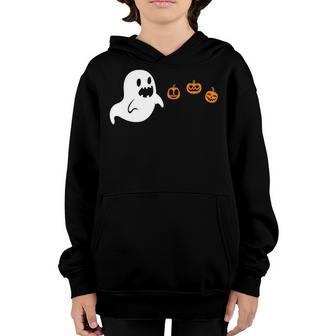 Halloween Boo Eating Ghost Gamer Men Women Kids Youth Hoodie - Thegiftio UK