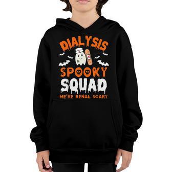 Halloween Dialysis Tech Ghost Nurse Halloween Kidney Renal Youth Hoodie - Thegiftio UK