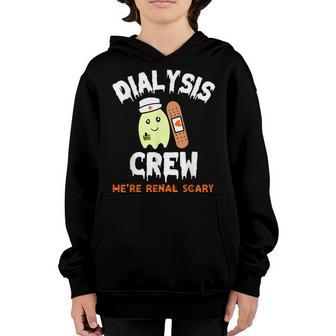 Halloween Dialysis Tech Ghost Nurse Matching Kidney Crew Youth Hoodie - Thegiftio UK