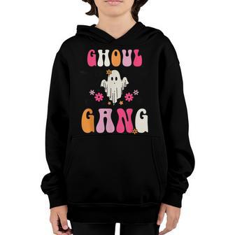 Halloween Ghoul Gang Groovy Hey Boo Boo Crew Funny Women Kid V3 Youth Hoodie - Thegiftio UK
