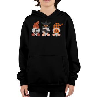 Halloween Gnomes Cute Autumn Pumpkin Fall Holiday Women Girl V30 Youth Hoodie - Thegiftio UK