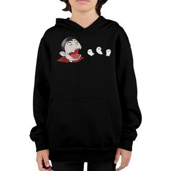 Halloween Vampire Eating Ghost Gamer Men Women Kids V3 Youth Hoodie - Thegiftio UK