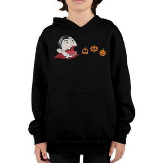 Halloween Vampire Eating Ghost Gamer Men Women Kids V4 Youth Hoodie - Thegiftio UK