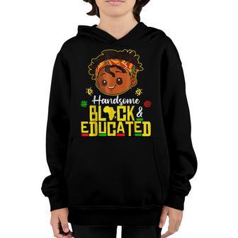 Handsome Black Educated Black History African Pride Kids Youth Hoodie | Seseable UK