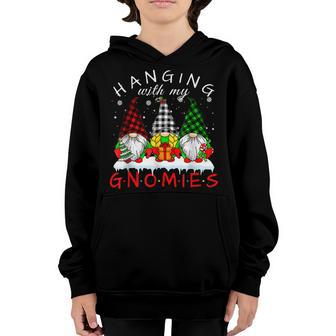 Hanging With My Gnomies Funny Christmas Men Women Kids Youth Hoodie - Thegiftio UK