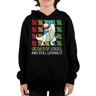 Happy 100 Days Of School And Still Loving It Youth Hoodie - Thegiftio UK