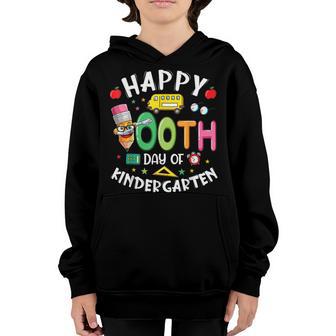 Happy 100Th Day Kindergarten School Kids Student Youth Youth Hoodie - Thegiftio UK