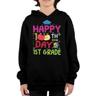 Happy 100Th Day Of 1St Grade Funny 100 Days Of School V13 Youth Hoodie - Seseable