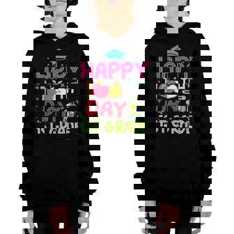 Happy 100Th Day Of 1St Grade Funny 100 Days Of School V13 Youth Hoodie - Seseable