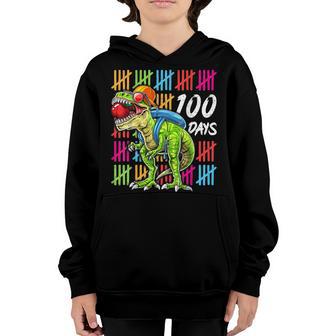 Happy 100Th Day Of School 100 Days Of Preschool Teacher Youth Hoodie - Thegiftio UK