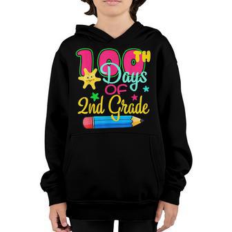 Happy 100Th Day Of School Costume 2Nd Grade Teachers Gifts Youth Hoodie - Thegiftio UK