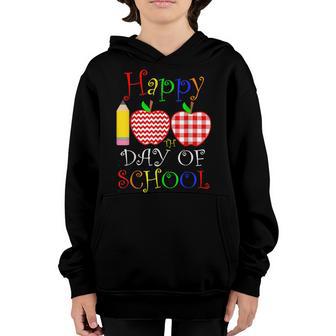 Happy 100Th Day Of School For Teacher & Student Kid Youth Hoodie - Thegiftio UK